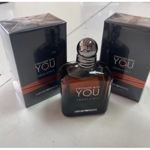 Парфум Giorgio Emporio Armani Stronger With You Absolutely Parfum 100 мл (з магнітною стрічкою) (люкс копія) — вигляд збоку