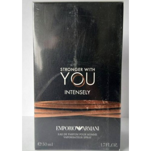 Парфюм Giorgio Emporio Armani Stronger With You Intensely eau de Parfum 50 мл (48)примятые коробки (люкс копия) — фото 2
