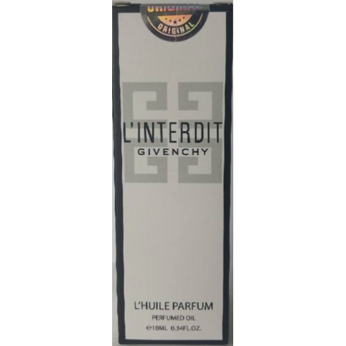Парфюм Givenchy L'Interdit 10 мл (12D)(масляные духи)