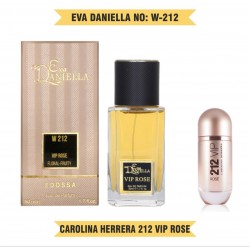 Міні парфум EVA DANIELLA NO: W-212 CAROLINA HERRERA 212 VIP ROSE 50 мл (edossa)