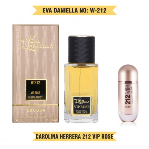 Міні парфум EVA DANIELLA NO: W-212 CAROLINA HERRERA 212 VIP ROSE 50 мл (edossa)
