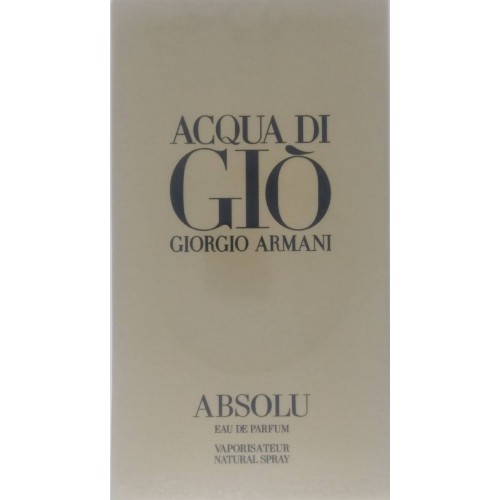 Парфум Giorgio ARMANI ACQUA DI GIO Absolu eau de Parfum 75 мл (примяті коробки) (з магнітною стрічкою) (люкс копія)