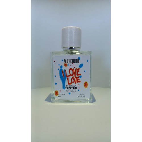 Мини парфюм MOSCHINO LOVE LOVE 60 мл (53) (тестер белый)