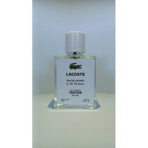 Мини парфюм Eau De Lacoste L.12.12: Blanc 60 мл (тестер белый)