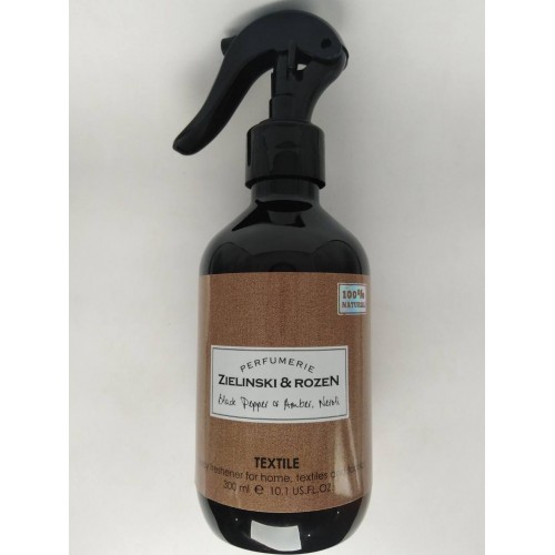 Ароматизатор для текстилю ZIELINSKI AND ROZEN BLACK PEPPER, VETIVER, NEROLI, AMBER 300 мл