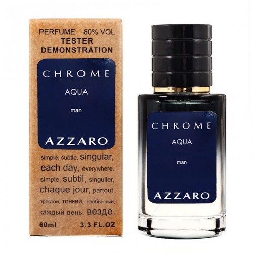 Міні парфум Azzaro Chrome Aqua 60 мл (тестер LUX)