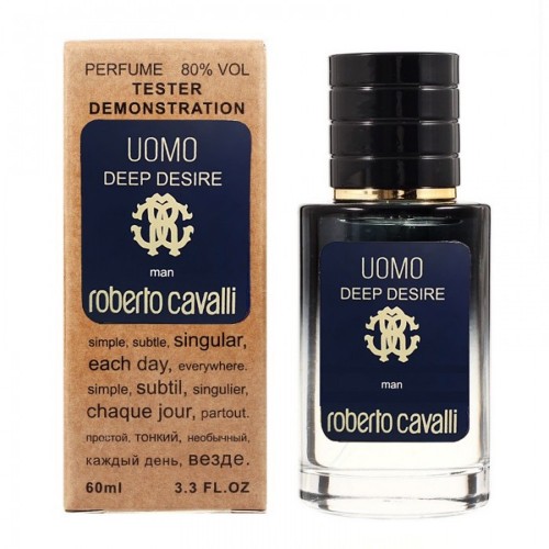 Мини парфюм Roberto Cavalli Uomo Deep Desire 60 мл (тестер LUX)