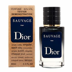 Міні парфум Christian Dior Sauvage 60 мл (тестер LUX)