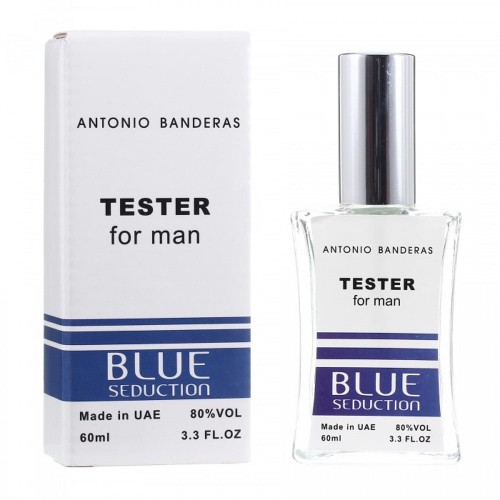 Мини парфюм Antonio Banderas Blue Seduction Men 60мл (тестер белый)