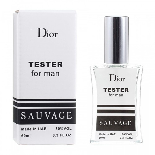 Мини парфюм Christian Dior Sauvage 60мл (тестер белый)