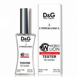 Мини парфюм Dolce&Gabbana 3 L`Imperatrice 60 мл (premium class world lion)