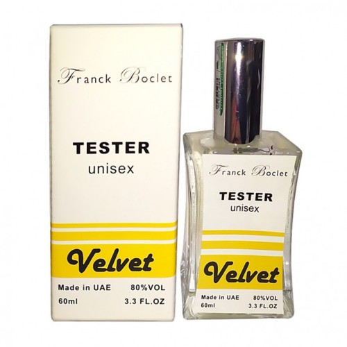 Мини парфюм Franck Boclet Velvet 60мл (тестер белый)