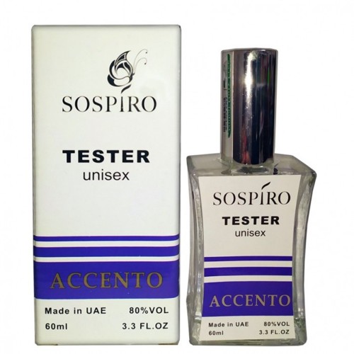 Мини парфюм Sospiro Perfumes Accento 60мл (тестер белый)