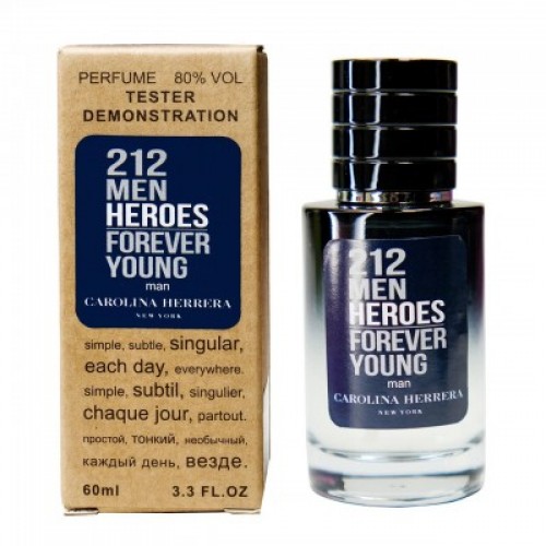 Міні парфум Carolina Herrera 212 Men Heroes Forever Young 60 мл (тестер LUX)