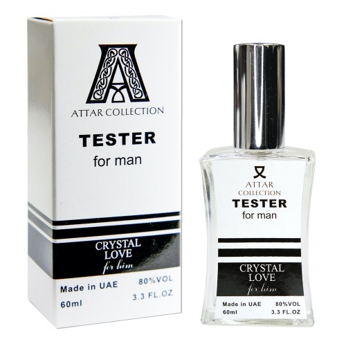 Мини парфюм ATTAR CRYSTAL LOVE FOR HIM 60 мл (тестер белый)