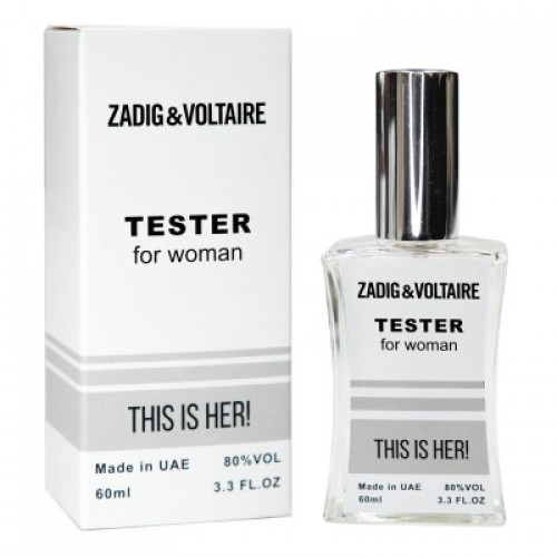 Мини парфюм ZADIG & VOLTAIRE THIS IS HER! 60 мл (тестер белый)