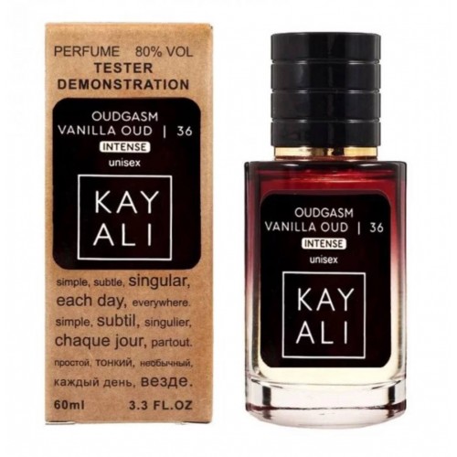 Мини парфюм Kayali Oudgasm Vanilla Oud | 36 Intense 60 мл (тестер LUX)