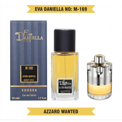 Міні парфум EVA DANIELLA NO: M-169 AZZARO WANTED 50 мл (edossa)