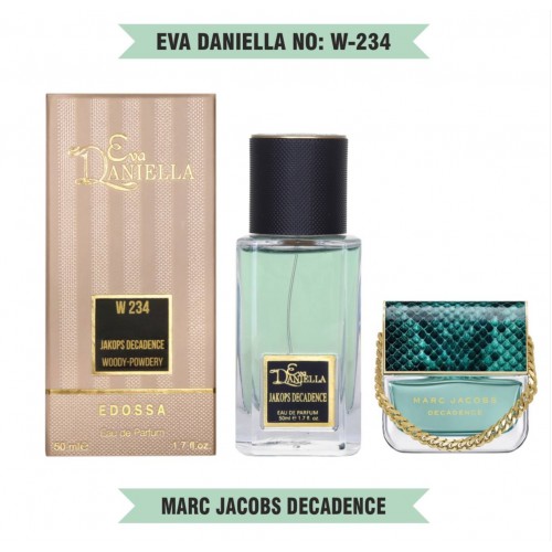 Мини парфюм EVA DANIELLA NO: W-234 MARC JACOBS DECADENCE 50 мл (edossa)