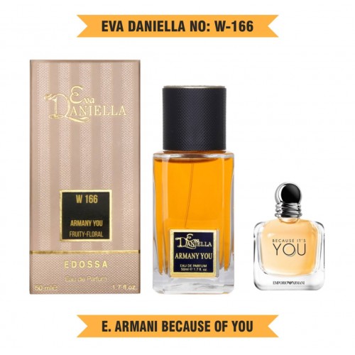 Міні парфум EVA DANIELLA NO: W-166 E. ARMANI BECAUSE OF YOU 50 мл (edossa)