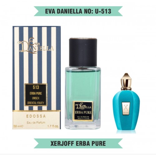Мини парфюм EVA DANIELLA NO: U-513 XERJOFF ERBA PURE 50 мл (edossa)