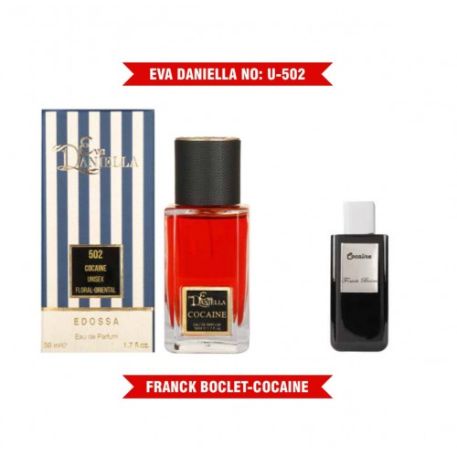 Мини парфюм EVA DANIELLA NO: U 502 FRANCK BOCLET COCAINЕ 50 мл (edossa)