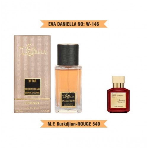 Мини парфюм EVA DANIELLA NO: W 146 KURKDIJAN BACCARAT ROUGE 540 EDP 50 мл (edossa)