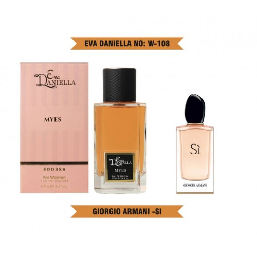 Мини парфюм EVA DANIELLA NO: W-108 Giorgio Armani Si 100 мл (edossa)