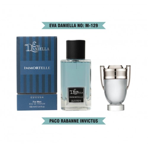 Мини парфюм EVA DANIELLA NO: M-129 PACO RABANNE INVICTUS 100 мл (edossa)