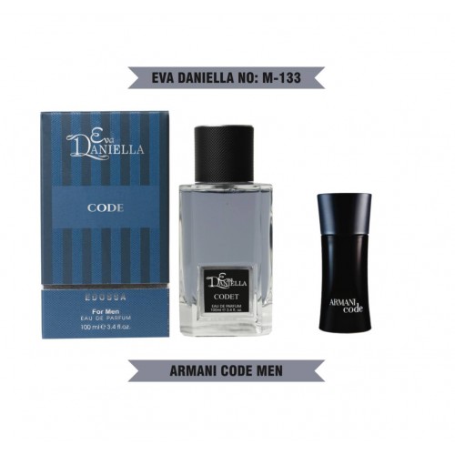 Міні парфум EVA DANIELLA NO: M 133 ARMANI CODE MEN 100 мл (edossa)