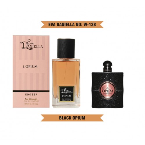 Мини парфюм EVA DANIELLA NO: W-138 Yves Saint Laurent Black Opium 100 мл (edossa)