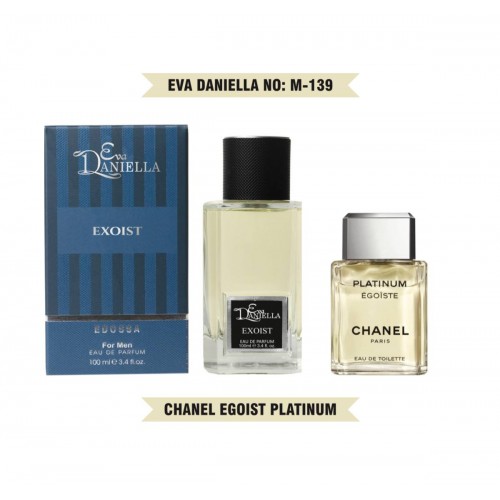 Мини парфюм EVA DANIELLA NO: M-139 CHANEL EGOISTE PLATINUM 100 мл (edossa)