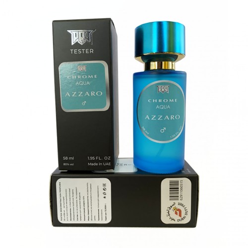 Мини парфюм AZZARO CHROME AQUA 58 мл (Тестер PRO)