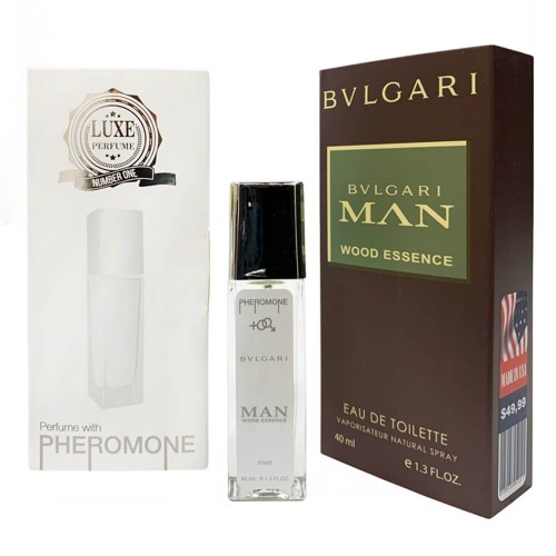 Мини парфюм Bvlgari Man Wood Essence 40 мл (тестер pheromone formula)