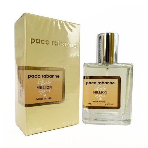 Мини парфюм PACO RABANNE - LADY MILLION 58мл N250(тестер NEWLY)