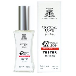 Мини парфюм ATTAR CRYSTAL LOVE FOR HIM 60 мл (premium class world lion)