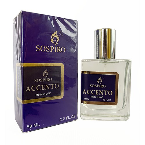 Міні парфум SOSPIRO-ACCENTO FOR WOMAN 58мл (тестер NEWLY)