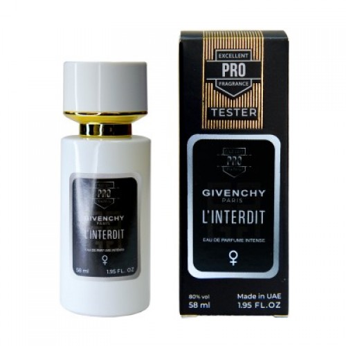 Мини парфюм GIVENCHY L'INTERDIT Intense 58 мл (Тестер PRO)
