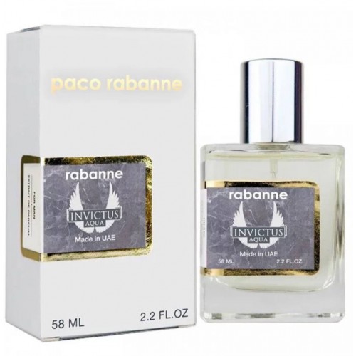 Міні парфум Paco Rabanne Invictus Aqua 2024 58мл N758(тестер NEWLY)