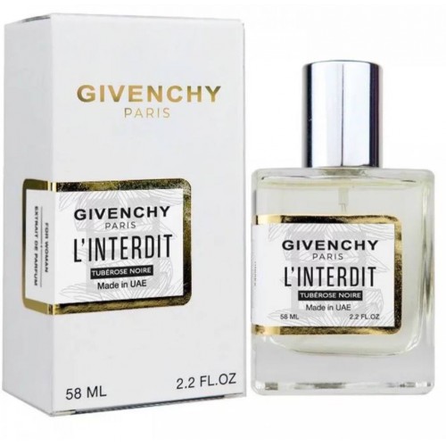 Міні парфум Givenchy L`Interdit Tubereuse Noire 58мл N755(тестер NEWLY)