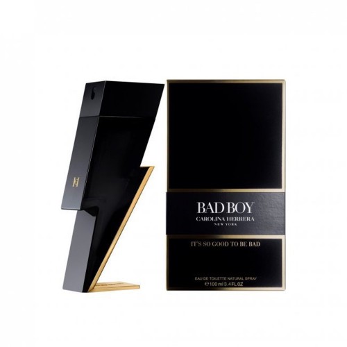 Парфум Carolina Herrera Bad Boy 100 мл (уцінка,розбита кришка) (люкс копія)