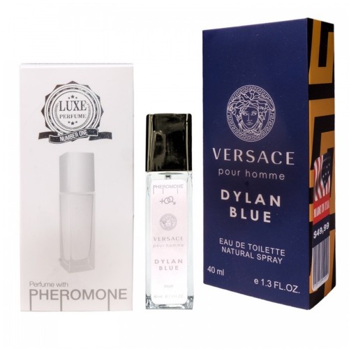 Мини парфюм VERSACE DYLAN BLUE POUR HOMME 40 мл (тестер pheromone formula)