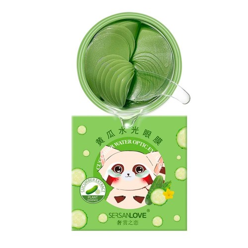 Гидрогелевые патчи под глаза SERSANLOVE Cucumber Water Eye Mask с экстрактом огурца 60 шт