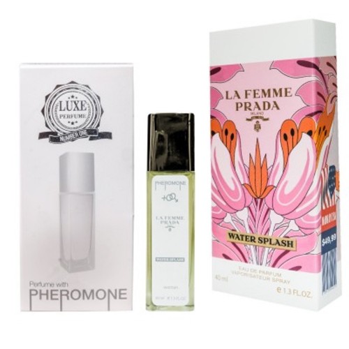 Мини парфюм PRADA WATER SPLASH LA FEMME 40 мл (тестер pheromone formula)