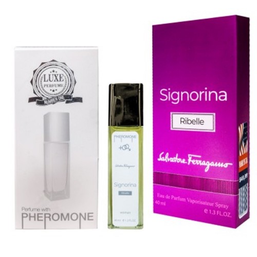 Мини парфюм SALVATORE FERRAGAMO SIGNORINA RIBELLE 40 мл (тестер pheromone formula)