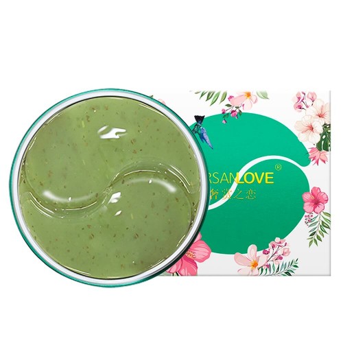 Гидрогелевые патчи под глаза SERSANLOVE Green Tea Gel Eye Mask с зеленым чаем 60 шт
