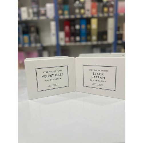 Парфум Byredo Black Saffron 100 мл (з магнітною стрічкою) (люкс копія) — вигляд збоку