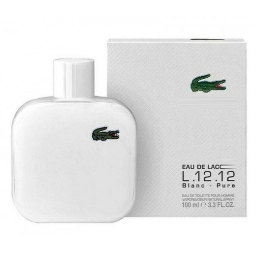 Парфум Eau De Lacoste L.12.12: Blanc Pure Eau de toilette 100 мл (з магнітною стрічкою) (люкс копія)