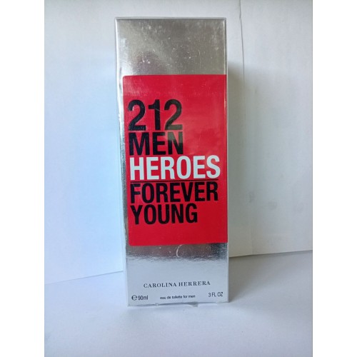 Парфум Carolina Herrera 212 Men Heroes Forever Young 90 мл (уцінений товар) (люкс копія)