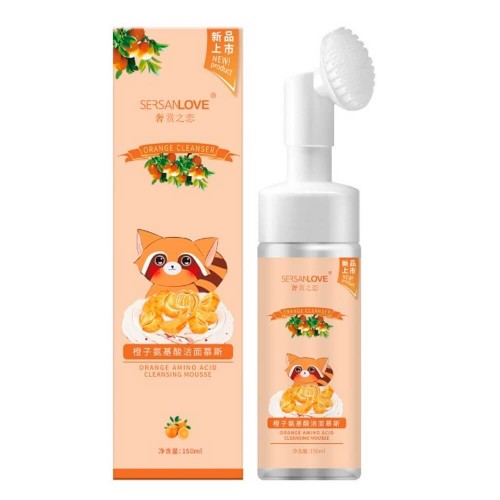 Пенка-мусс для умывания SERSANLOVE Orange Amino Acid Cleanser Mousse с экстрактом апельсина 150 мл
